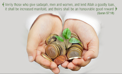 sadaqa hadith quotes sadaqah quranic verses quran charity islam giving verse allah reward spend richly those al who poor