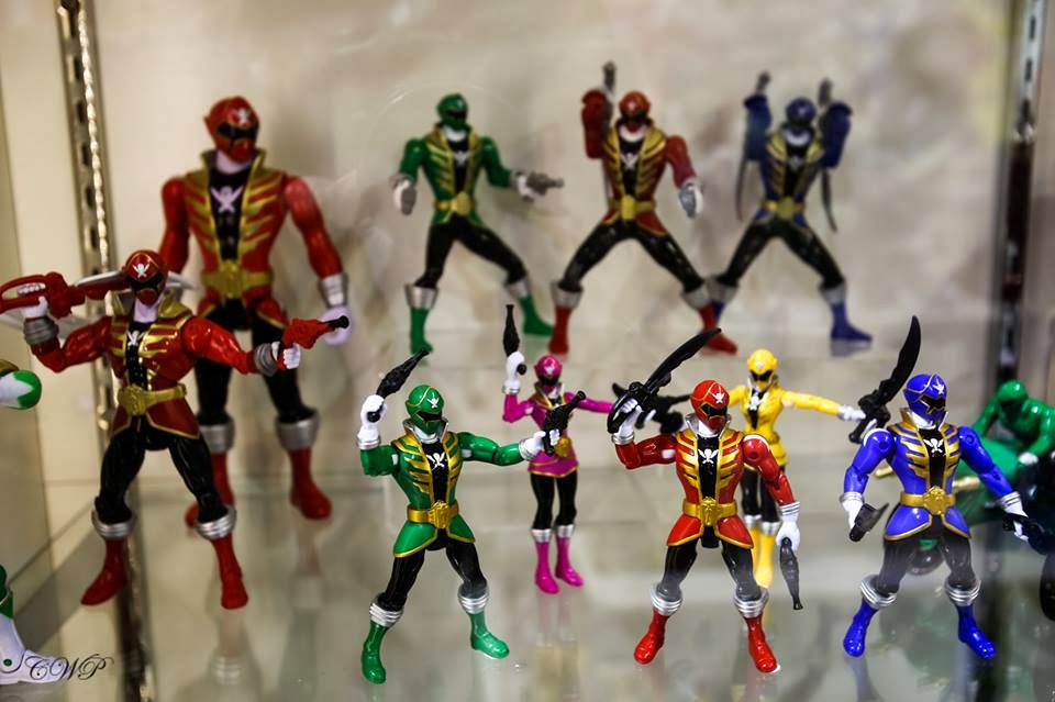 Henshin Grid: New Power Rangers Toys at Power Rangers Art Show