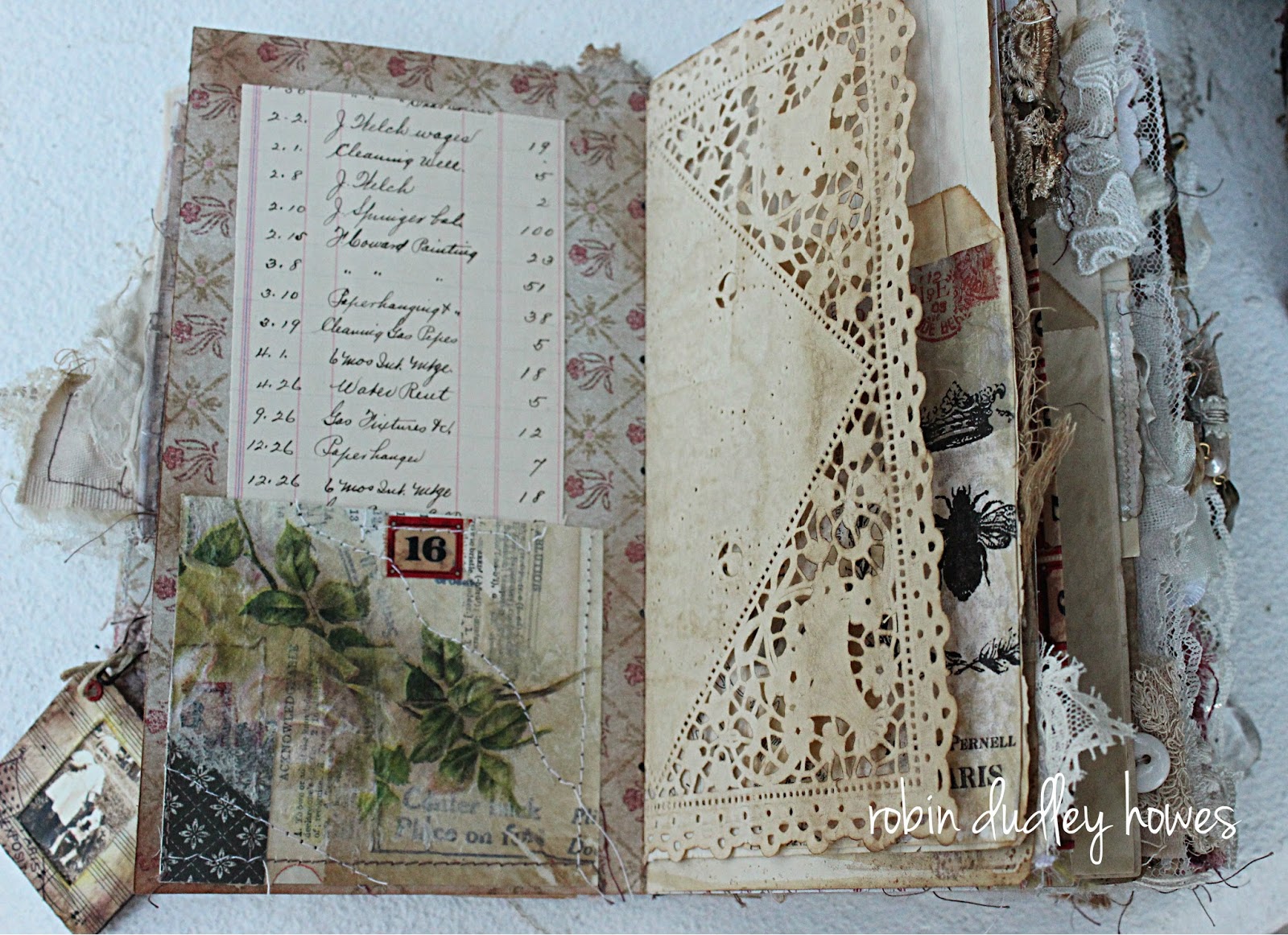 Robin's Nest: THE FRENCH BOHEMIAN TRAVELERS JUNK JOURNAL-A story Unfolds