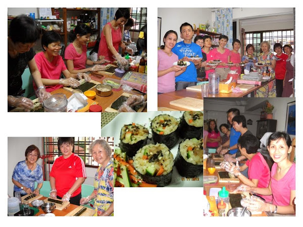 All of us enjoyed making Sushi @ the Japanese Vegan Cuisine class on 27 Apr 2013