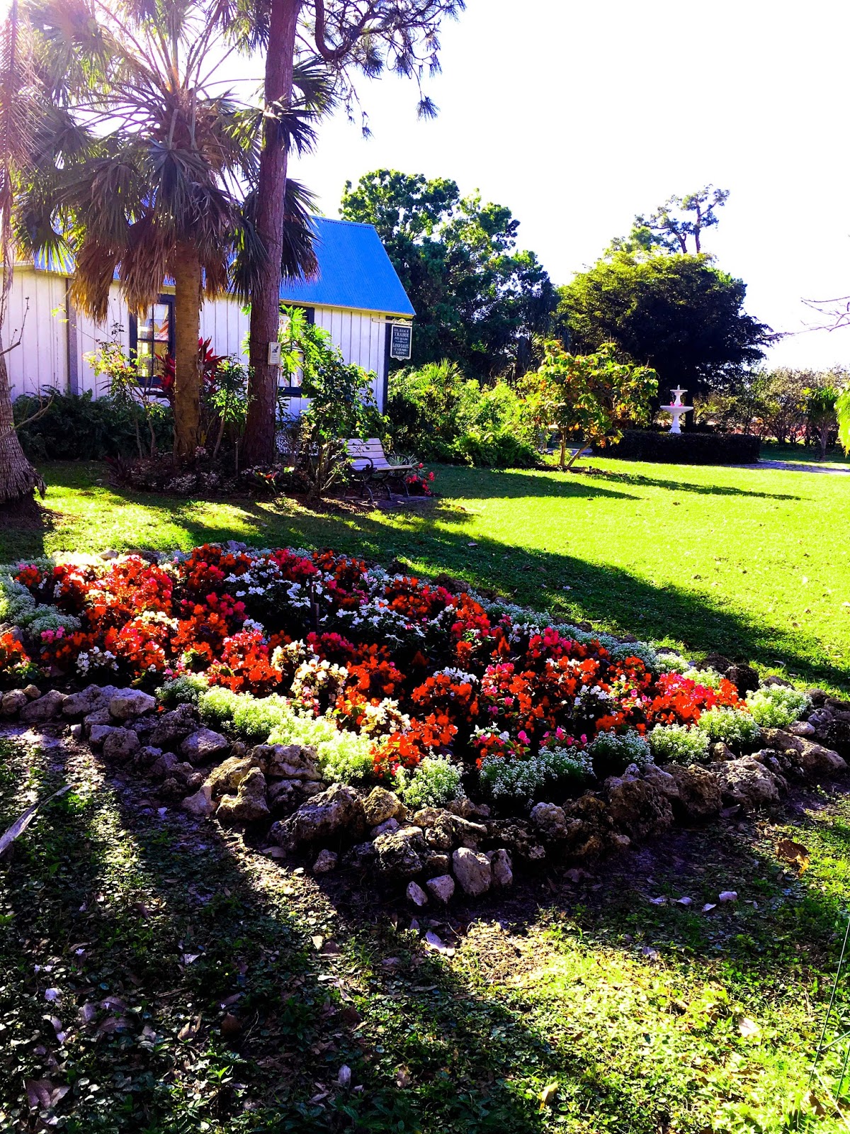 Punta Gorda Florida Daily Photo New Flower Garden at the History Park