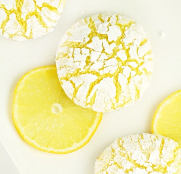 Lemon Crinkle Cookies Lemon Crinkle Cookies