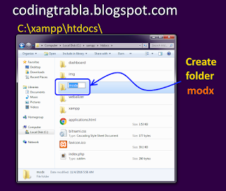 Install MODX Revolution ( Revo ) 2.5.1 on Windows 7 localhost - opensource PHP CMS / CMF tutorial 6
