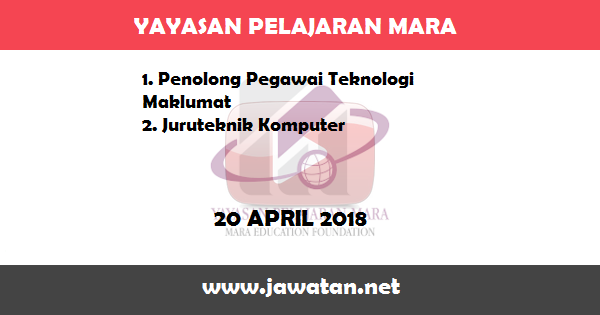 Jawatan Kosong di Yayasan Pelajaran Mara Jawatan Kosong di Yayasan Pelajaran Mara
