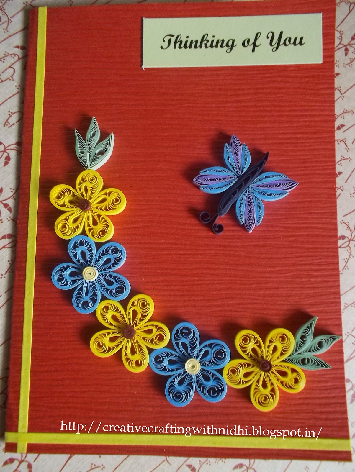 New Paper Quilling Designs of Greeting Cards - Creative Art & Craft Work