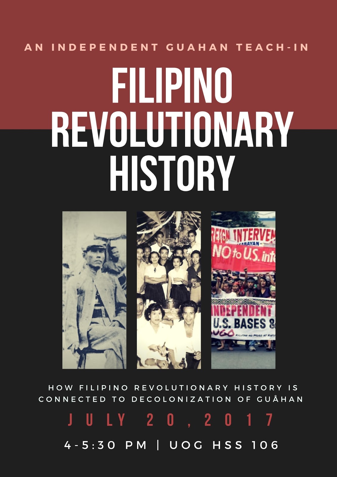 Independent Guåhan TeachIn Filipino Revolutionary History