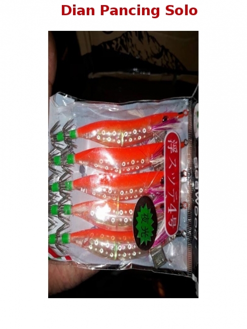 Umpan cumi squid jig (206) - Toko Pancing Hub.081290699300(WA or Sms Only)