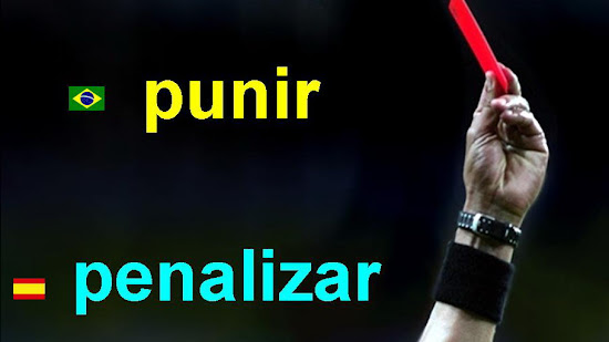¿Penalizar quiere decir lo mismo en español y en portugués?
