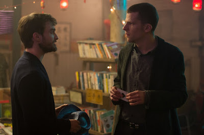 Jesse Eisenberg and Daniel Radcliffe in Now You See Me 2