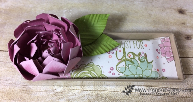 Succulent Framelis, Paper Flower, stampin'Up!