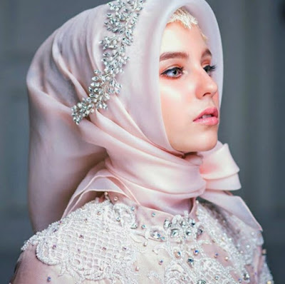 model hijab pengantin simpel terbaru model hijab pengantin simpel terbaru