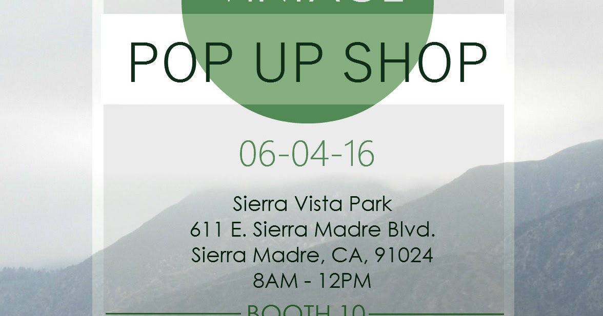 Sea Sand Vintage Blog Vintage Pop Up Shop in June!