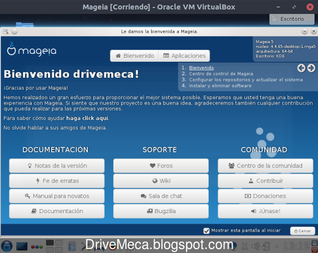 Drivemeca instalando Mageia Linux paso a paso