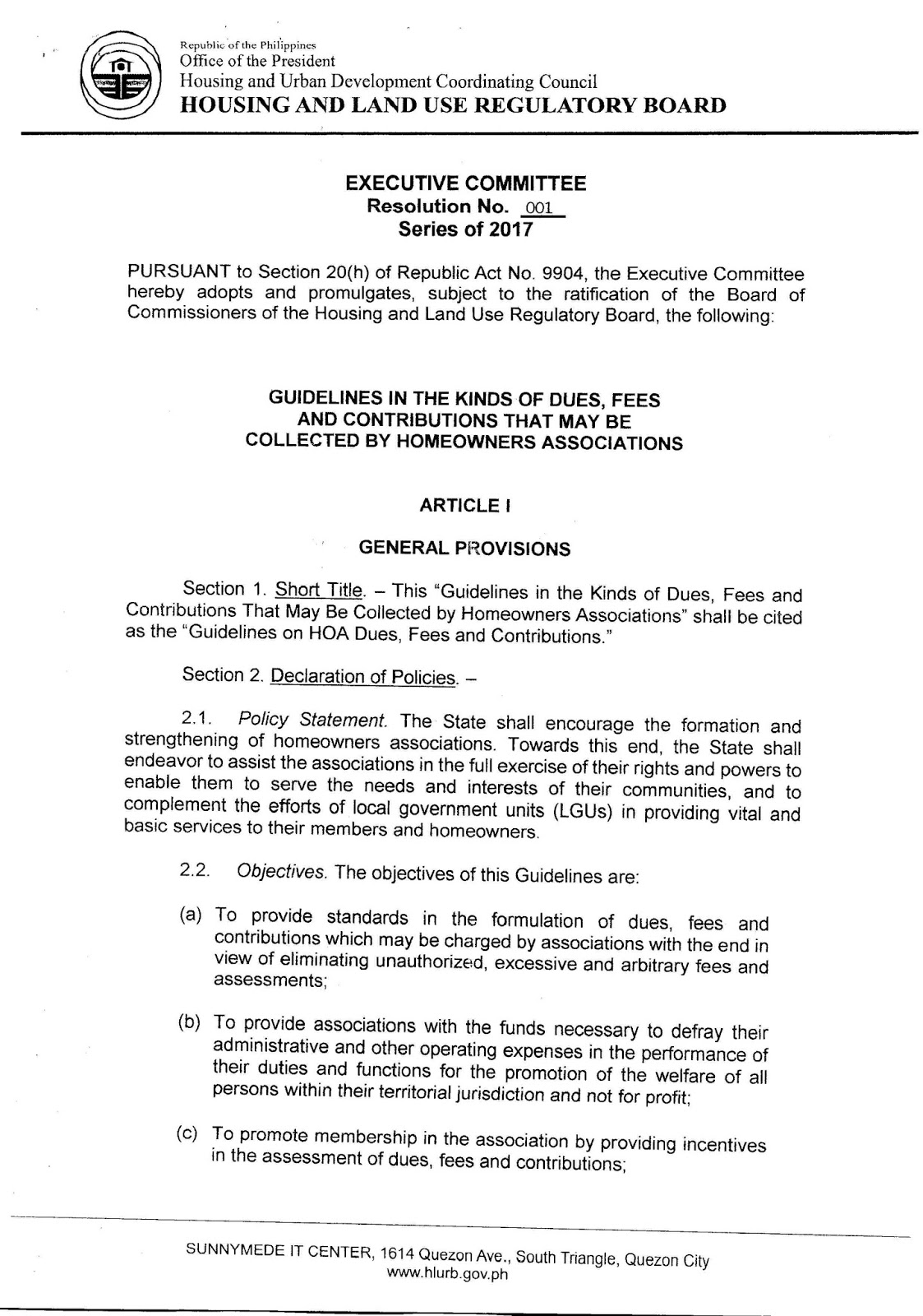 Philippine Homeowners Associations