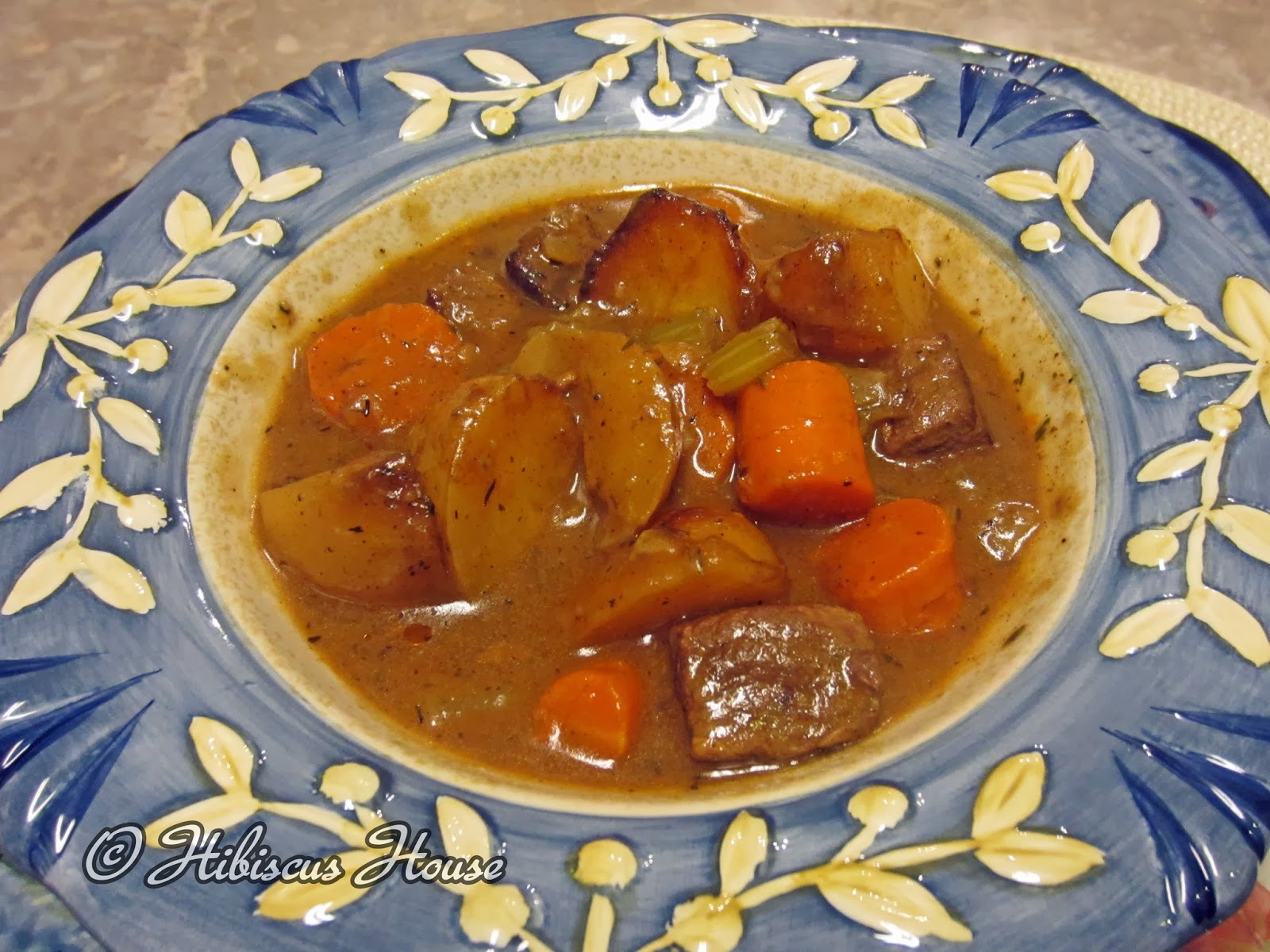 Hibiscus House Cooking to Stay Warm Oven Baked Beef Stew