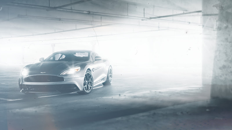 Aston Martin with Vellano rims