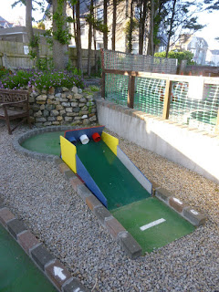 Crazy Golf course at The Alexandra Inn Penzance