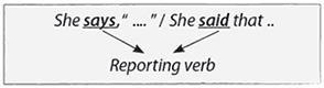 reporting verb direct and indirect verbs