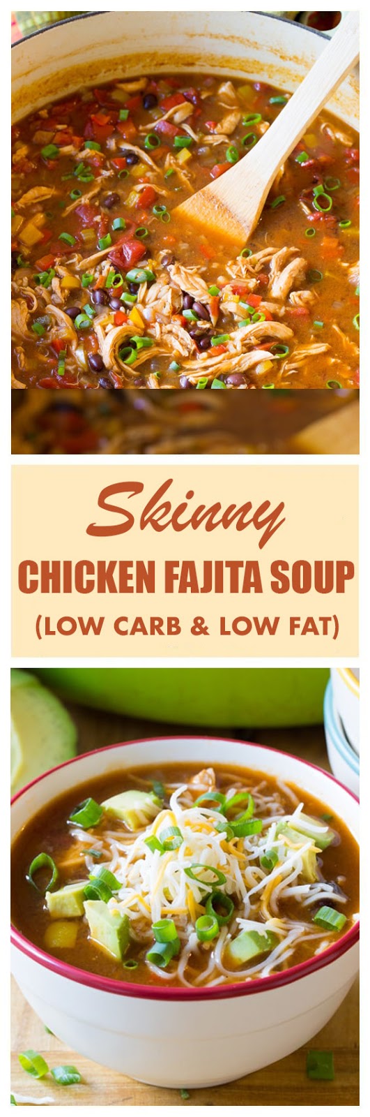 Skinny Chicken Fajita Soup (Low Carb & Low Fat) Mom Recipe Today