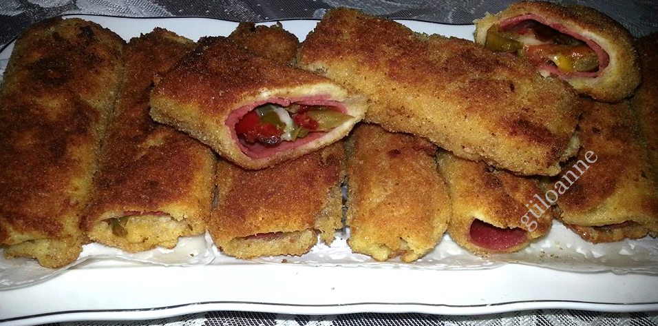 SEBZELİ TOST EKMEĞİ SARMASI ( BÖREĞİ) GÜLO ANNE MUTFAKTA