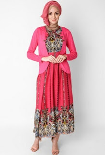 Model baju batik muslim untuk kerja Model baju batik muslim untuk kerja