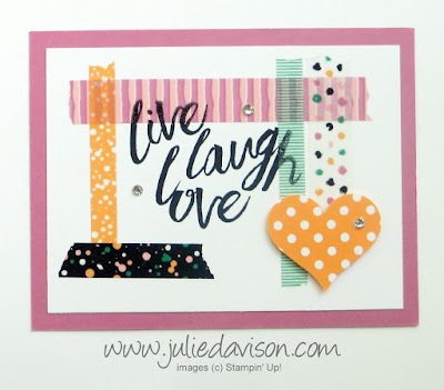 Stampin' Up! New Catalog SNEAK PEEK: Layering Love + Playful Palette Washi Tape #stampinup www.juliedavison.com