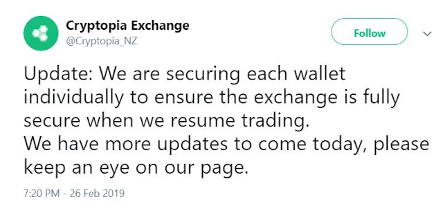 Cryptopia hack wallets