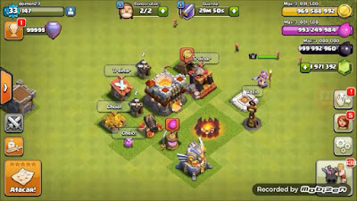 CLASH OF CLANS CV 11 MOD : GEMAS , DINHEIRO INFINITO CLASH OF CLANS CV 11 MOD : GEMAS , DINHEIRO INFINITO