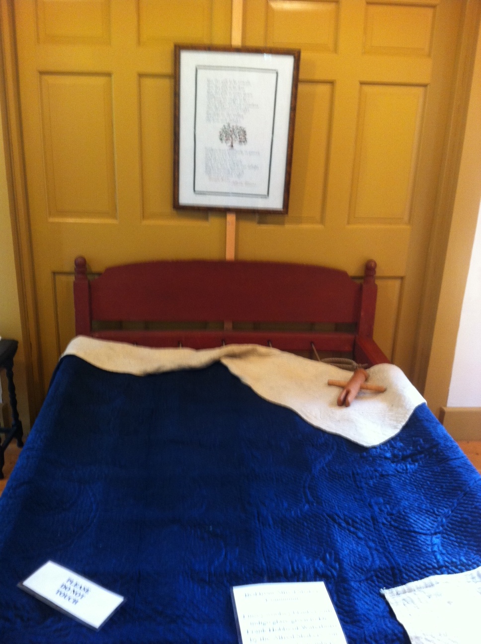 Nancy in New England Shaker Museum Alfred, Maine Saturday