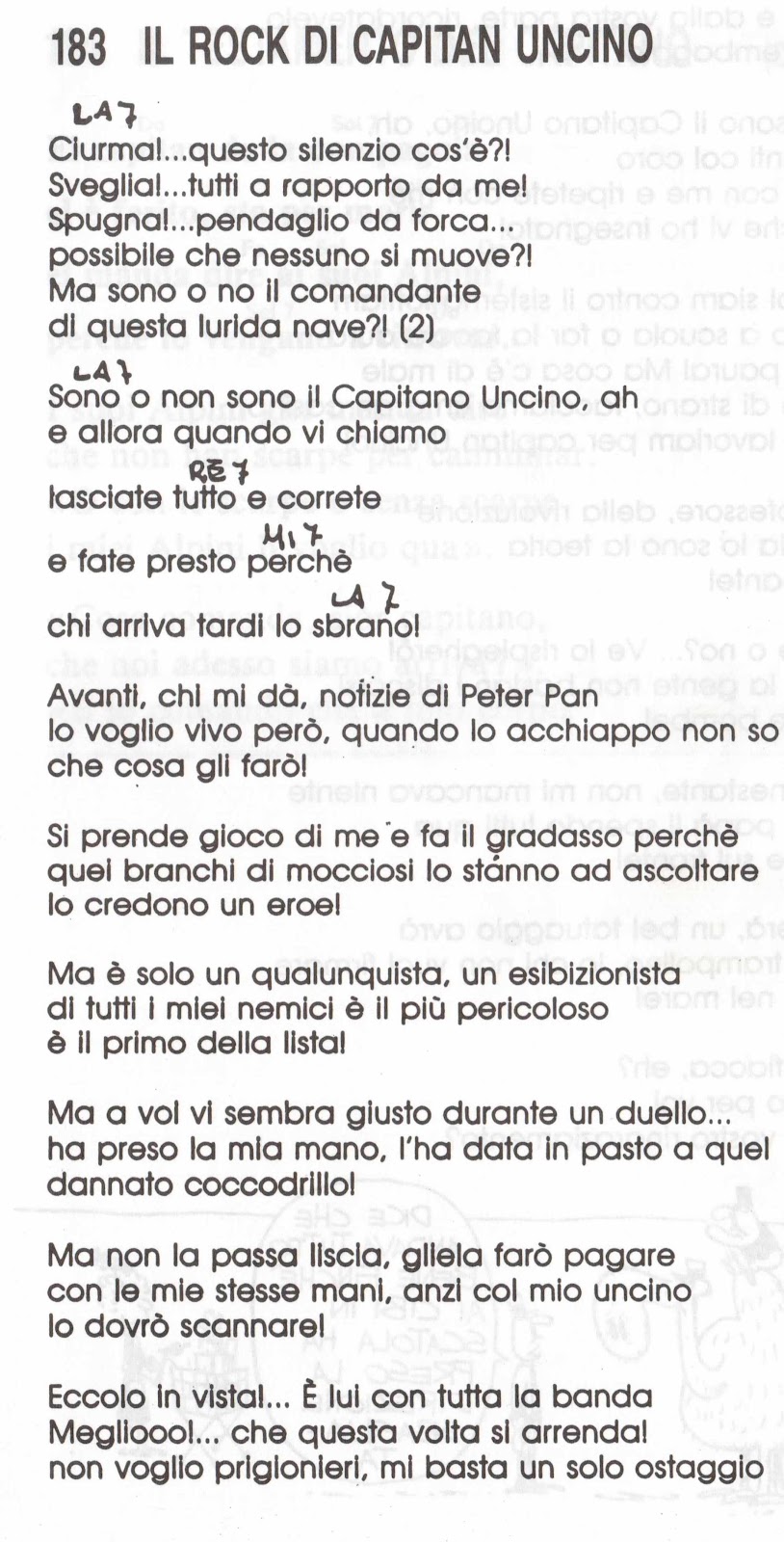 BODI SONČEK o9 IL ROCK DI CAPITAN UNCINO (Edoardo Bennato) BODI SONČEK o9 IL ROCK DI CAPITAN UNCINO (Edoardo Bennato)
