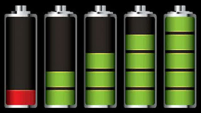 Baterai full atau kosong