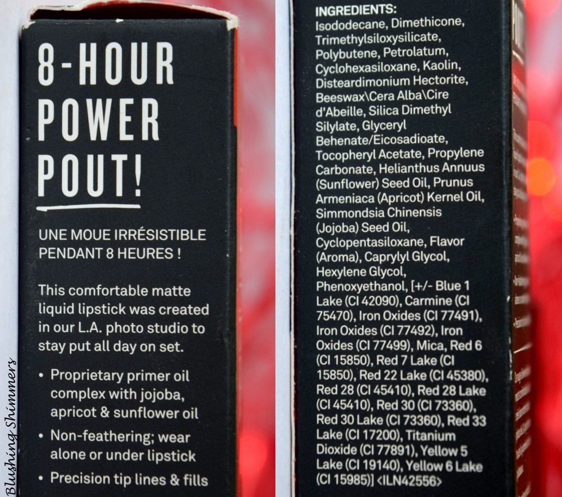 Blushing Shimmers Smashbox Always On Liquid Lipstick 'Bawse' Review