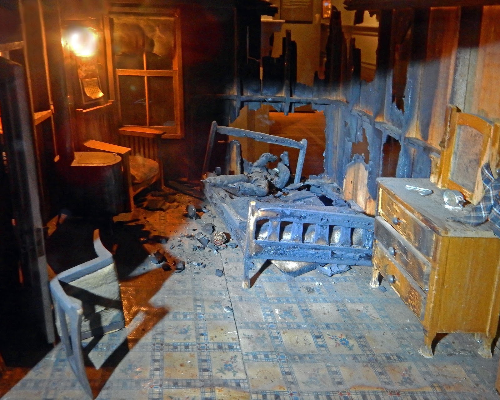 Visiting the Nutshells Burned Cabin