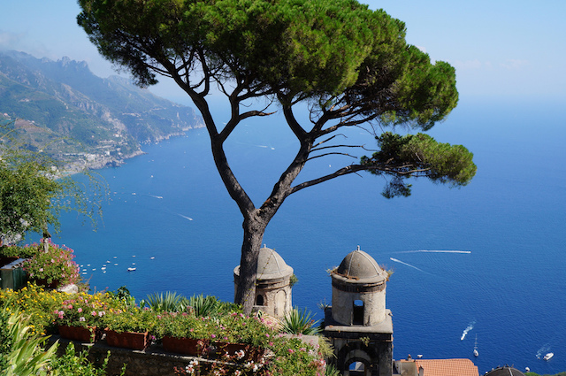Villa Rufolo, Ravello View from Villa Rufolo, Ravello, Amalfi coast