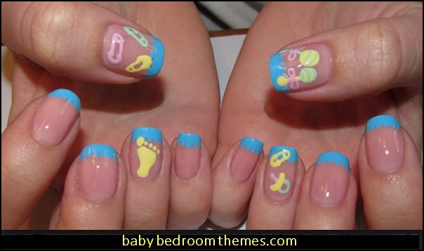 7. Whimsical Nail Art Designs for Baby Showers - wide 9