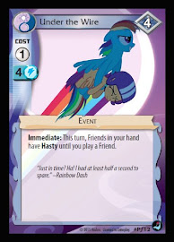 My Little Pony Under the Wire High Magic CCG Card
