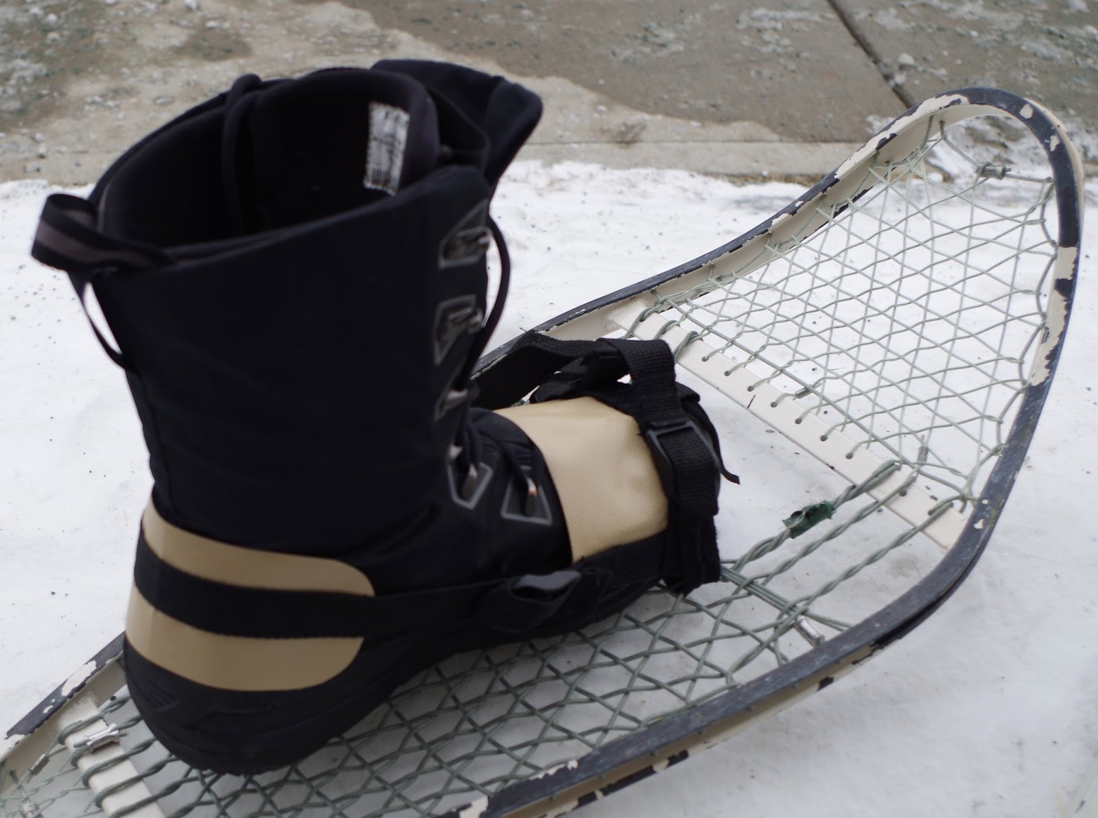 Mountainman's Mantra Snowshoe Harness for Military Surplus Snowshoes