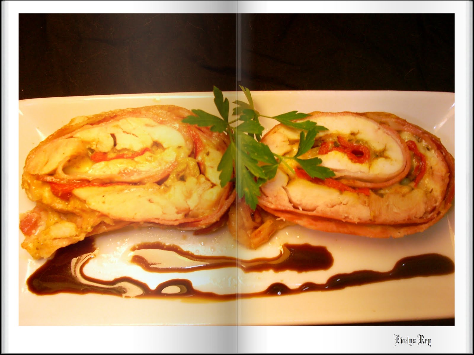 Recetuques de Evy. Rollo de pollo.