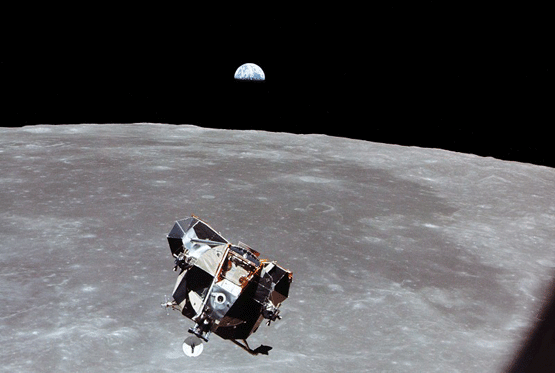 Imagem da NASA de suposta visita a lua em 1969