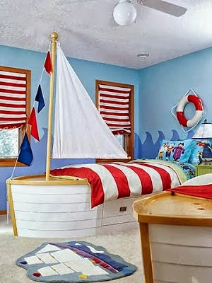 Cuartos temáticos para niños varones - Ideas para decorar dormitorios