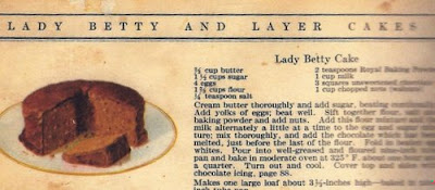 Lady Betty Cake, the original recipe for Old-Fashioned Black Walnut Chocolate Cake ♥ KitchenParade.com