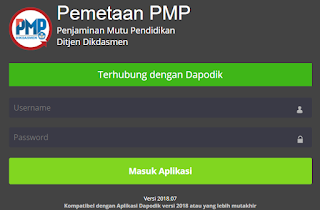 Aplikasi PMP Versi 2018.07 Terhubung dengan Dapodik