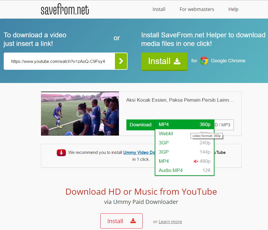 Download Video dari Youtube lewat Browser Share to The World