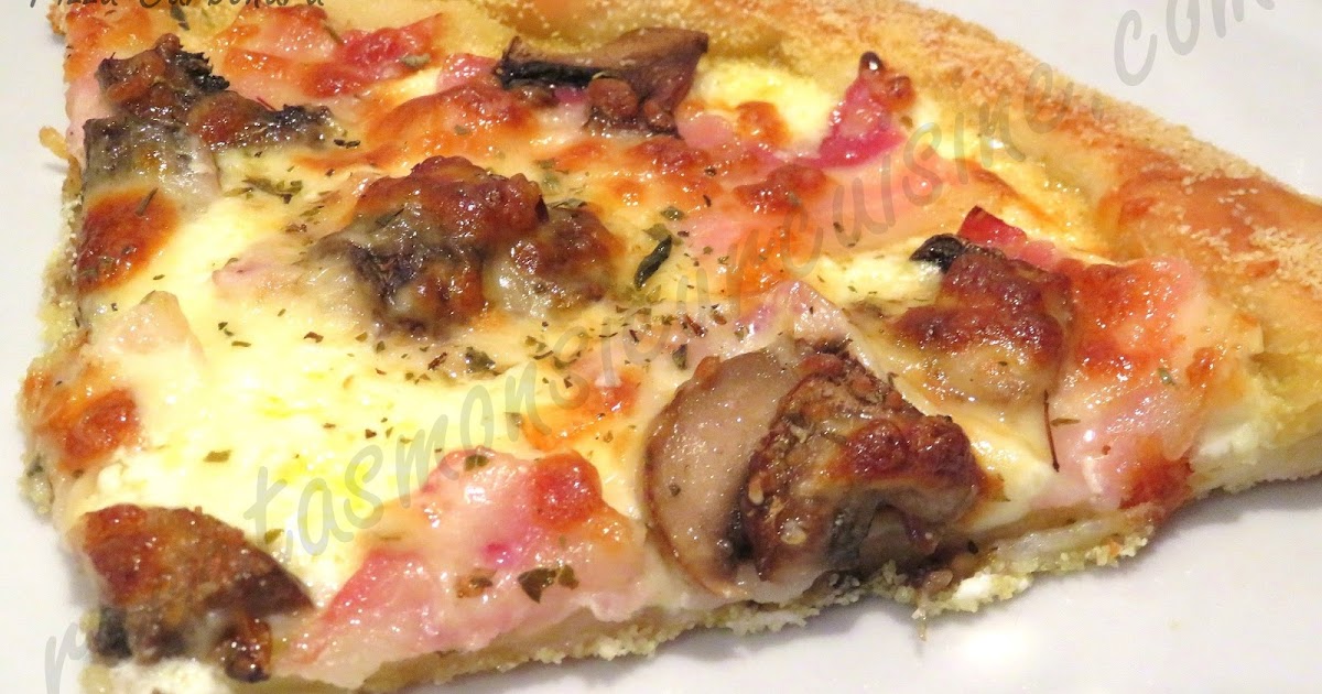 image of Recetas Monsieur Cuisine: 🍕 Pizza Carbonara