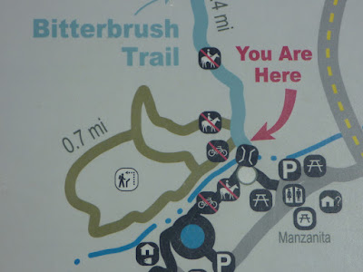 Map with 0.7-mile-long Galena Creek Nature Trail GCNT map
