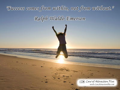 Free Law of Attraction Wallpaper with Quote by Ralph Waldo Emerson