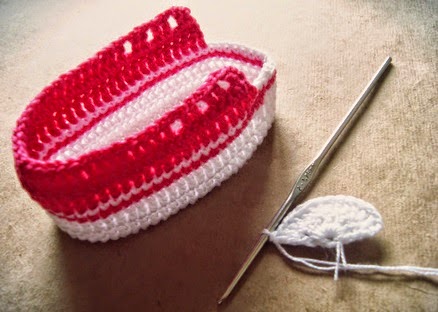 tênis de crochê all star