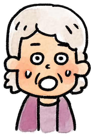 いろいろな表情のイラスト おばあさん ゆるかわいい無料イラスト素材集