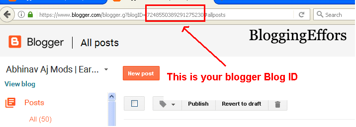 What is My Blogger ID How to Find My Blogger Blog ID