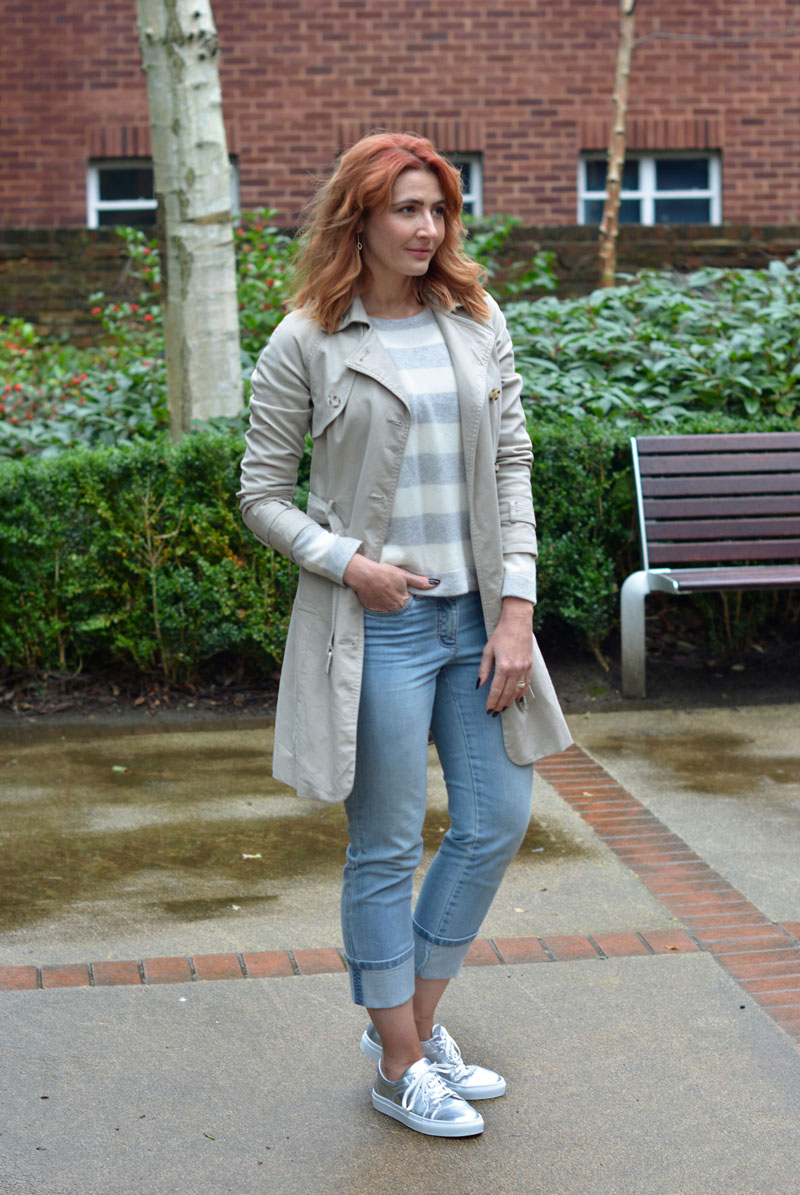 Soft pastels, light wash denim and silver for spring | Not Dressed As Lamb